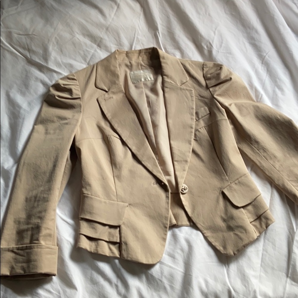 Tan blazer